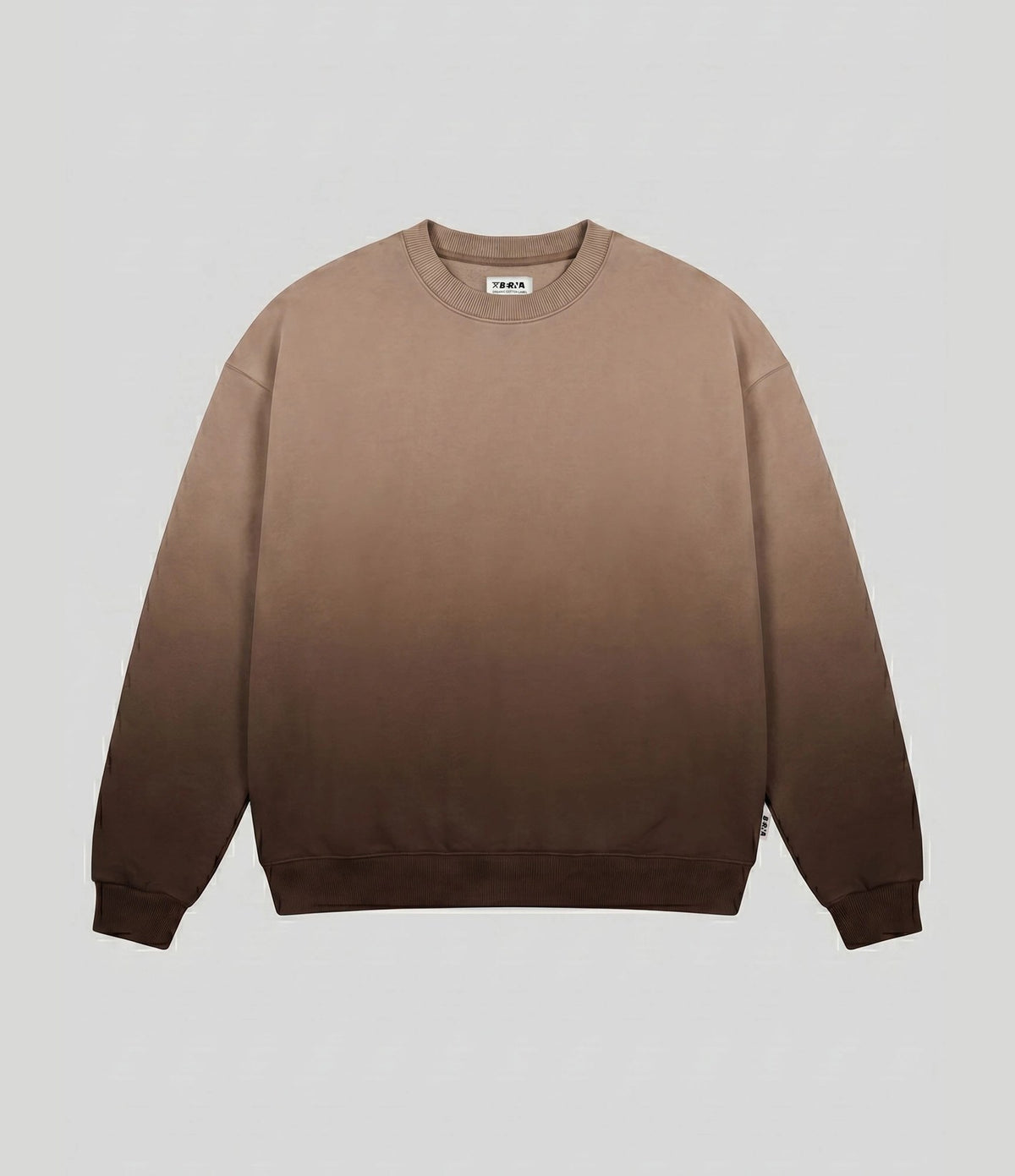 Berna Destroy Crew Sweatshirt Coffee