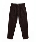 Berna Cropped Drawstring Trousers Coffee
