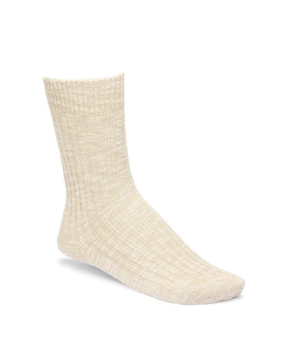 Birkenstock Cotton Slub Femme Beige White
