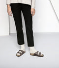 Birkenstock Cotton Slub Femme Beige White