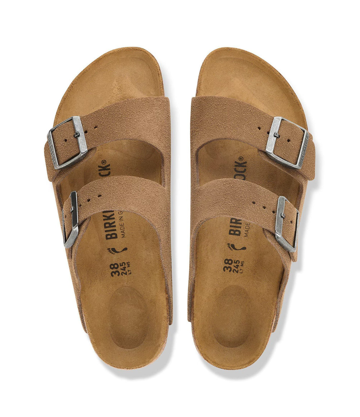 Birkenstock Arizona Suede Dark Tea