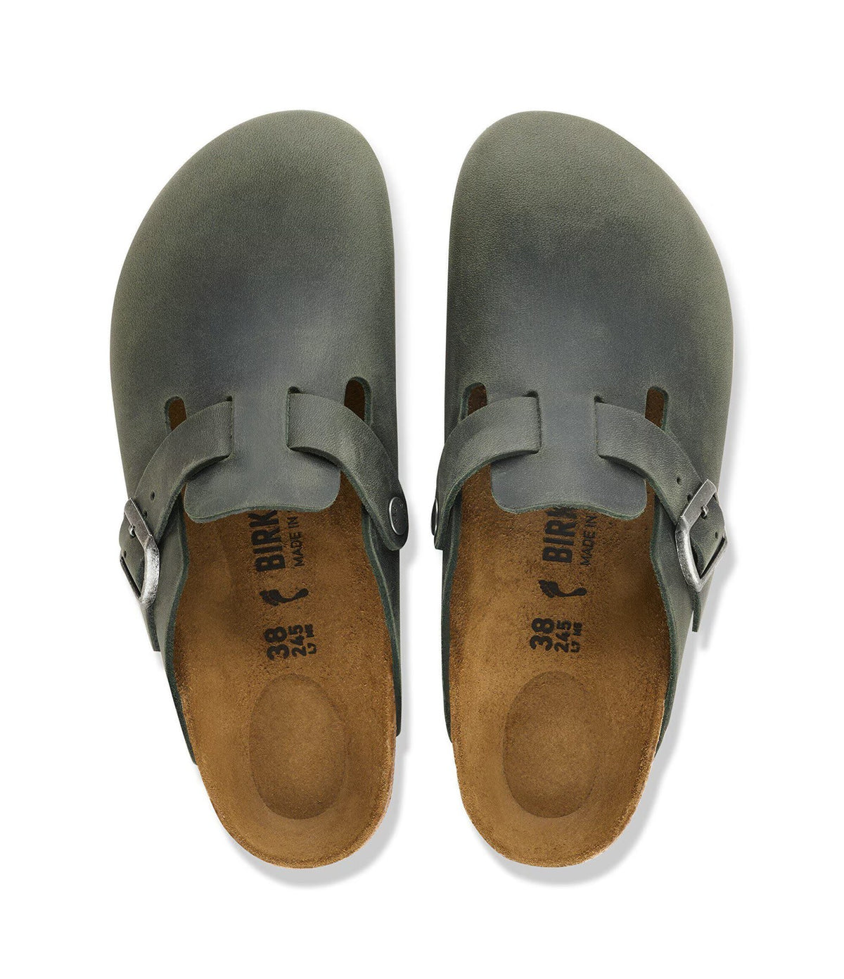 Birkenstock Boston Oiled Leather Thyme