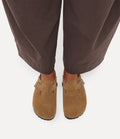 Birkenstock Boston Suede Dark Tea