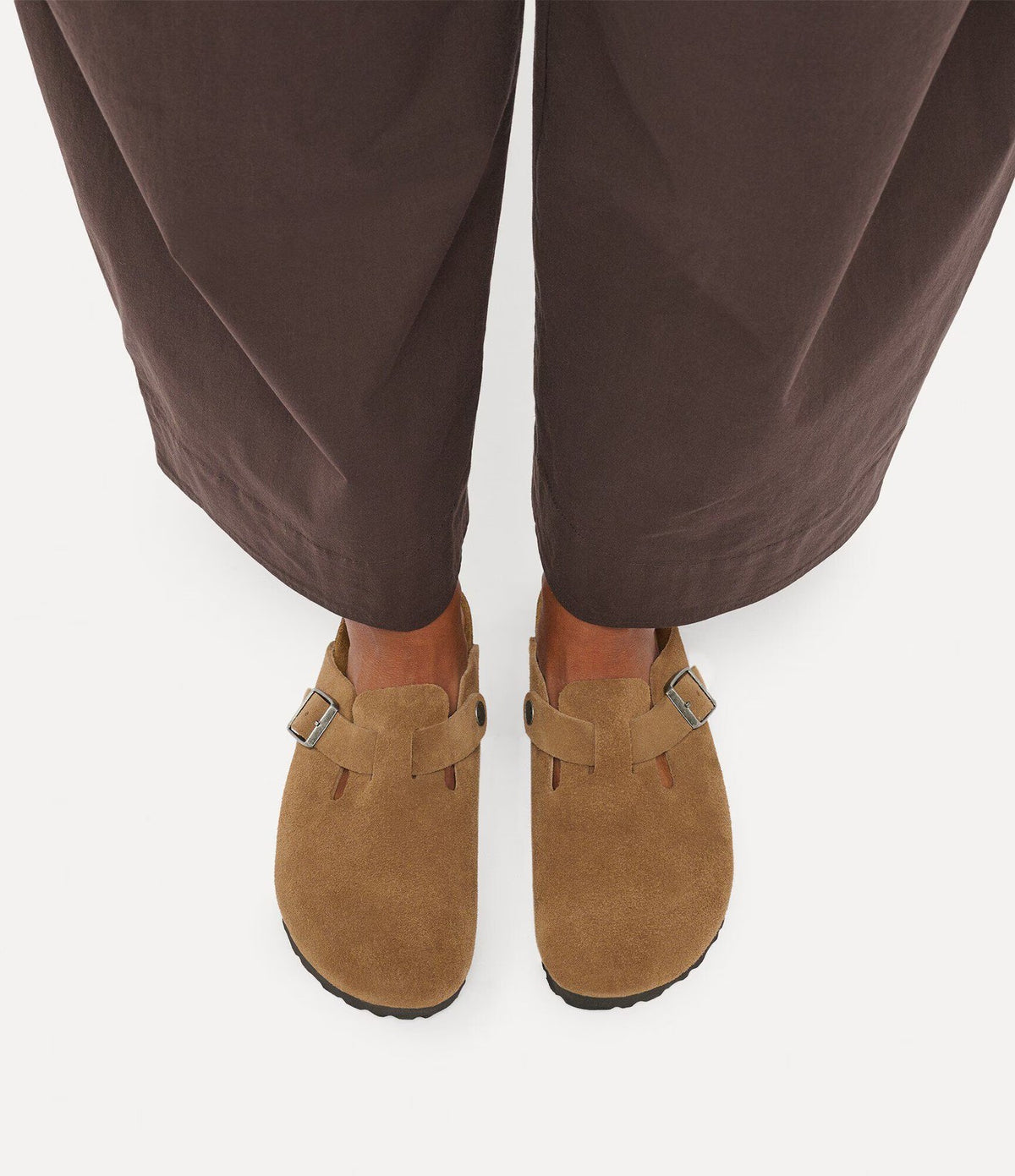 Birkenstock Boston Suede Dark Tea