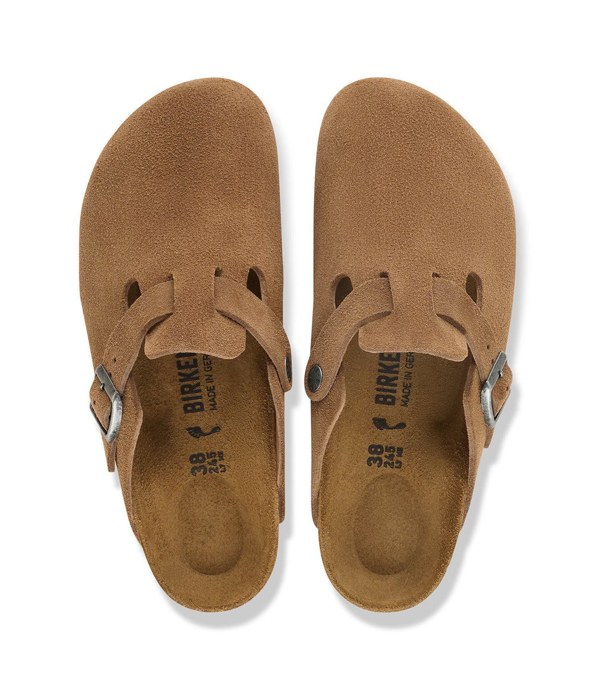 Birkenstock Boston Suede Dark Tea