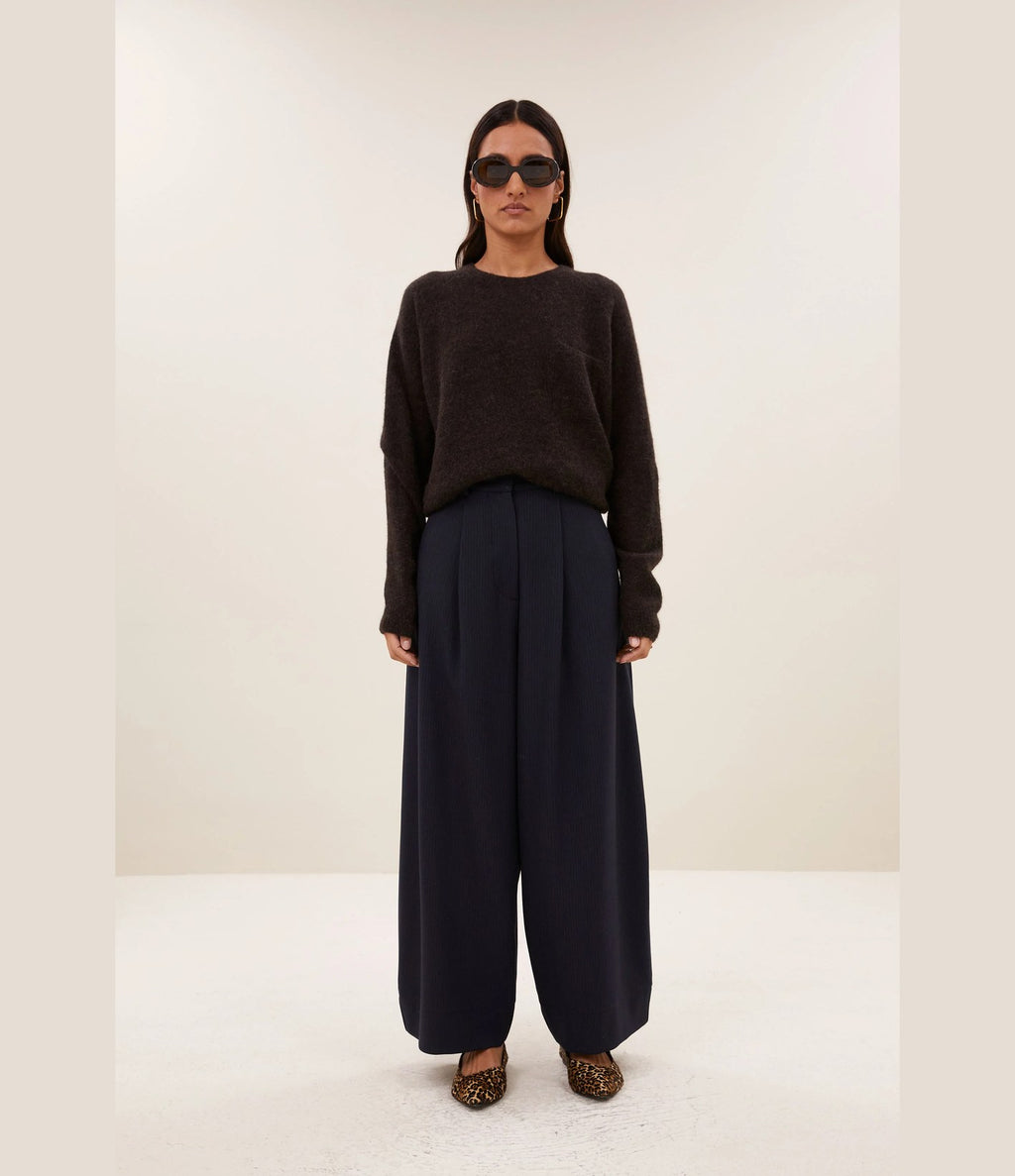 By Bar Polly Pullover Deep Brown
