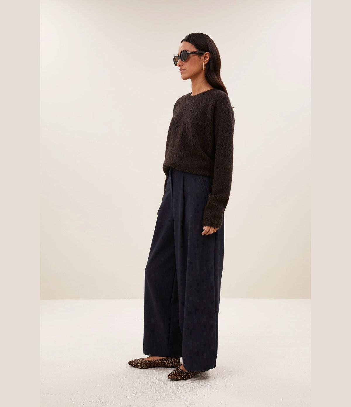 By Bar Polly Pullover Deep Brown