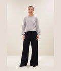 By Bar Sammie Round Neck Pullover Grey Melee