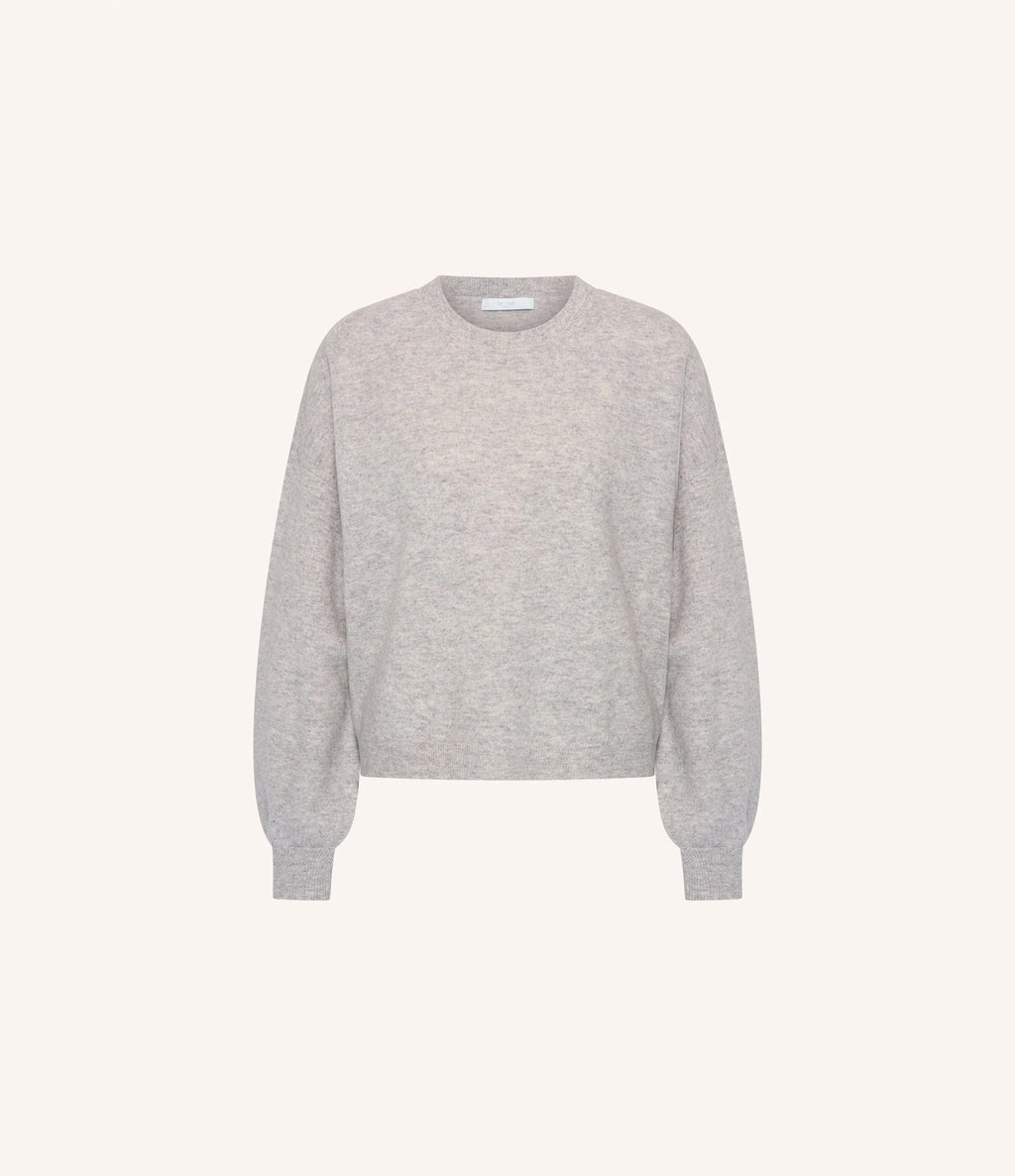 By Bar Sammie Round Neck Pullover Grey Melee