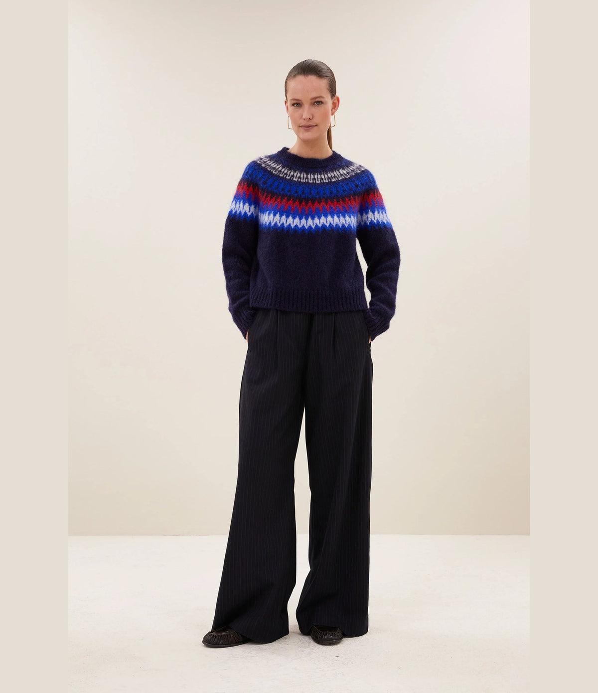By Bar Jackie Pullover Midnight