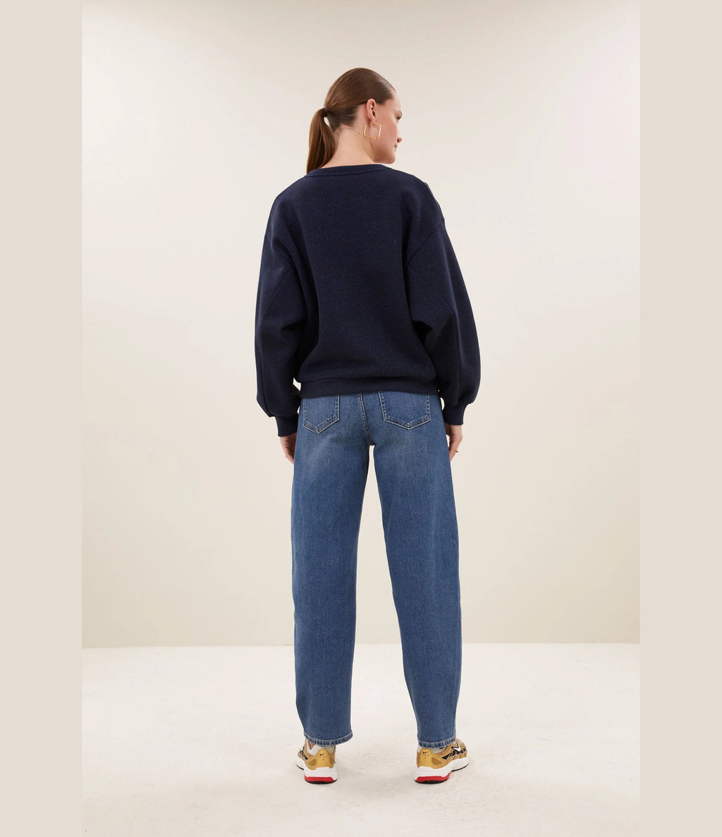 By Bar Lili Sparkle Sweater Midnight
