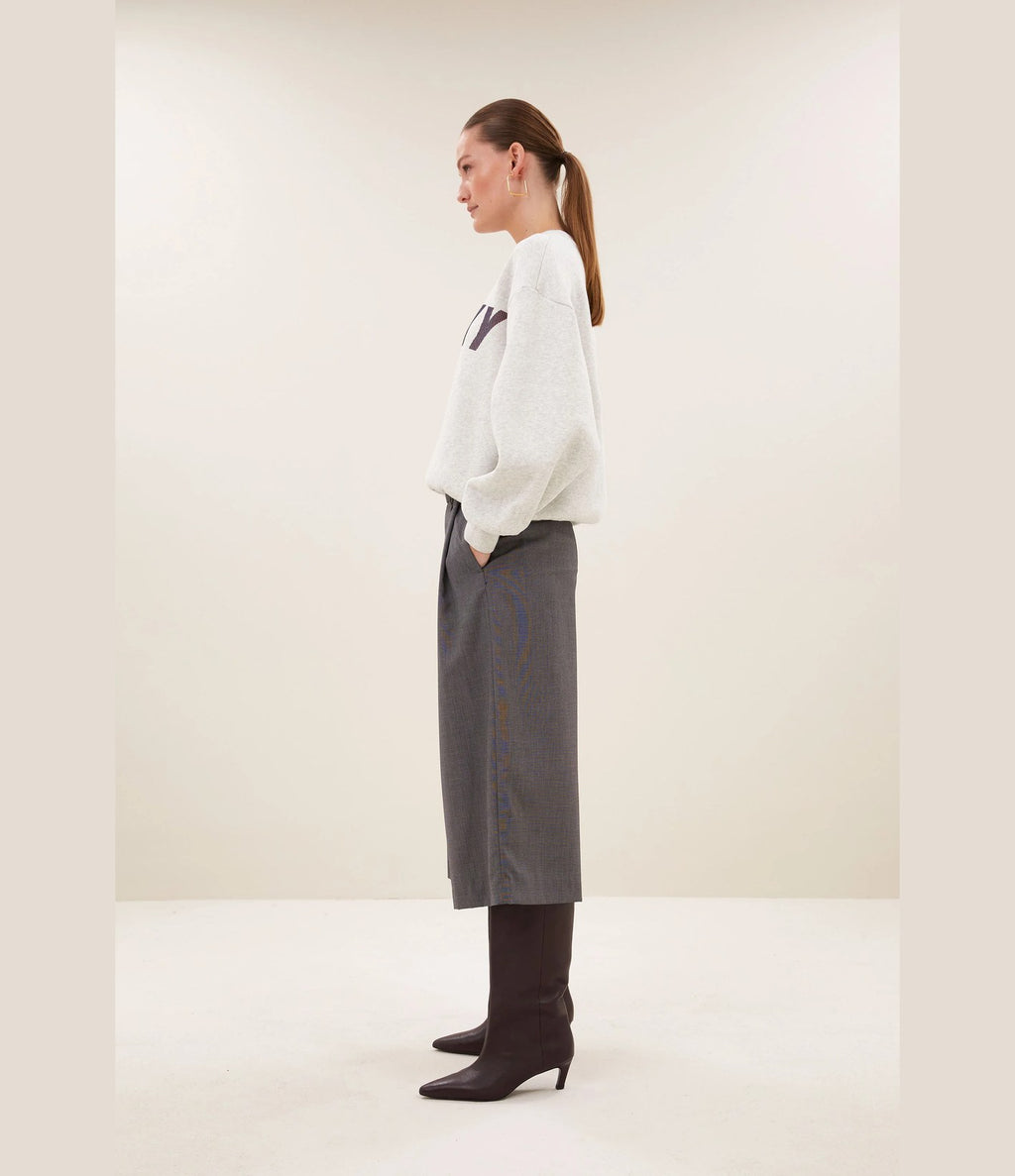 By Bar Lili Speed Sweater Light Grey Melee