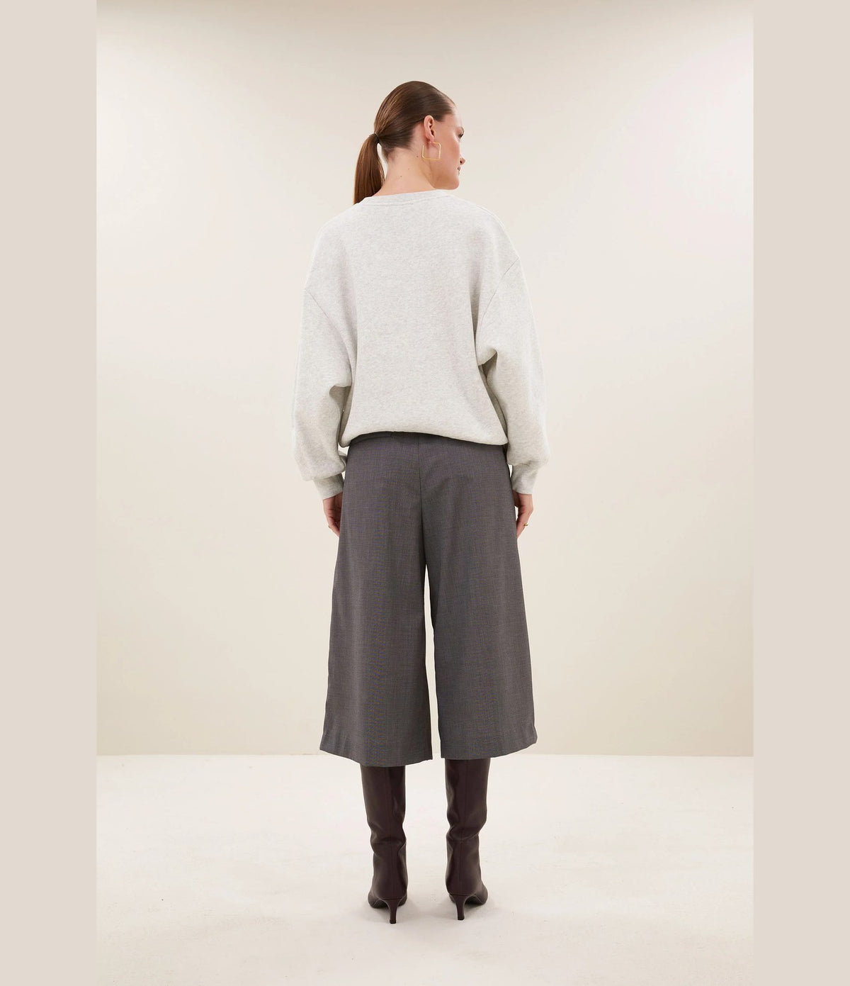 By Bar Lili Speed Sweater Light Grey Melee