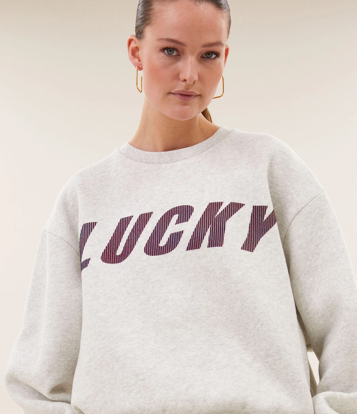 By Bar Lili Speed Sweater Light Grey Melee