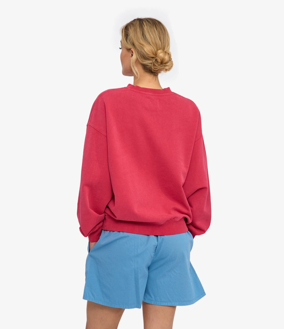 Colorful Standard Organic Oversized Crew Faded Red - vista 3