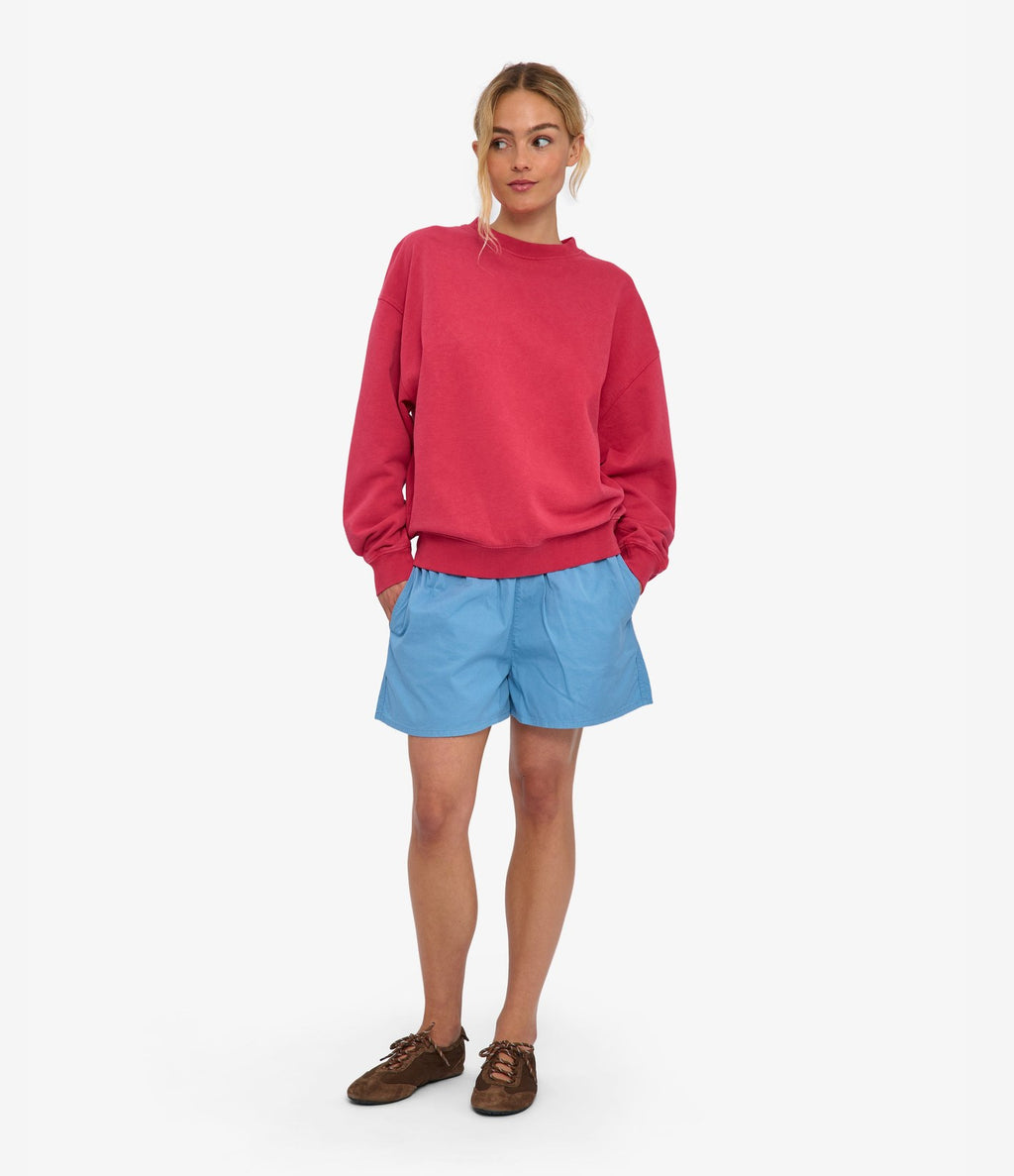 Colorful Standard Organic Oversized Crew Faded Red - vista 4