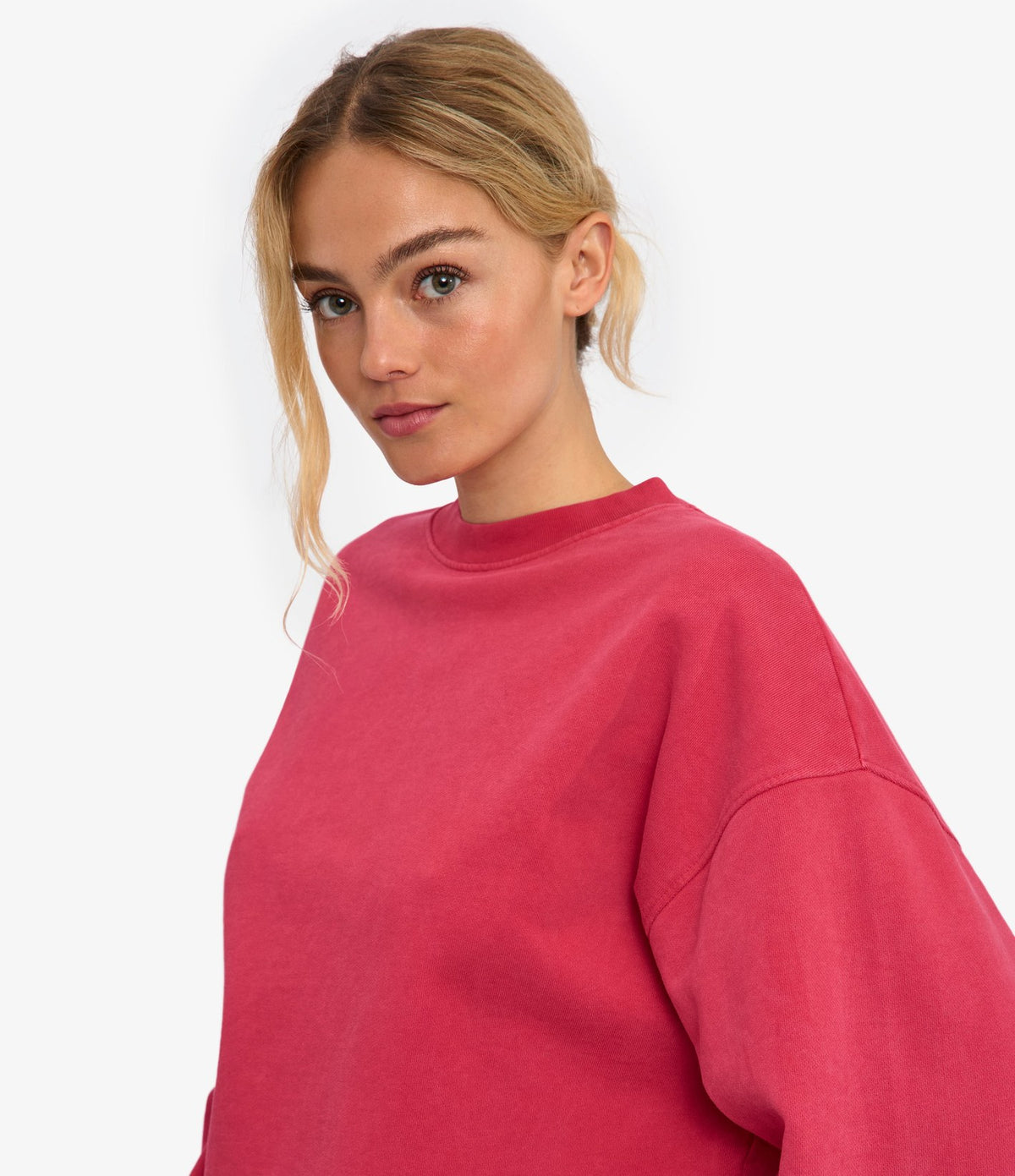 Colorful Standard Organic Oversized Crew Faded Red - vista 5