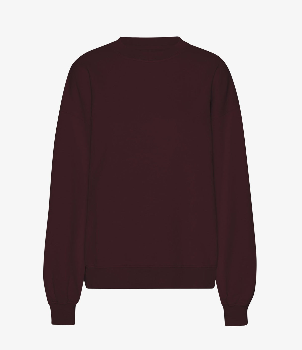 Colorful Standard Organic Oversized Crew Oxblood Red - vista 5