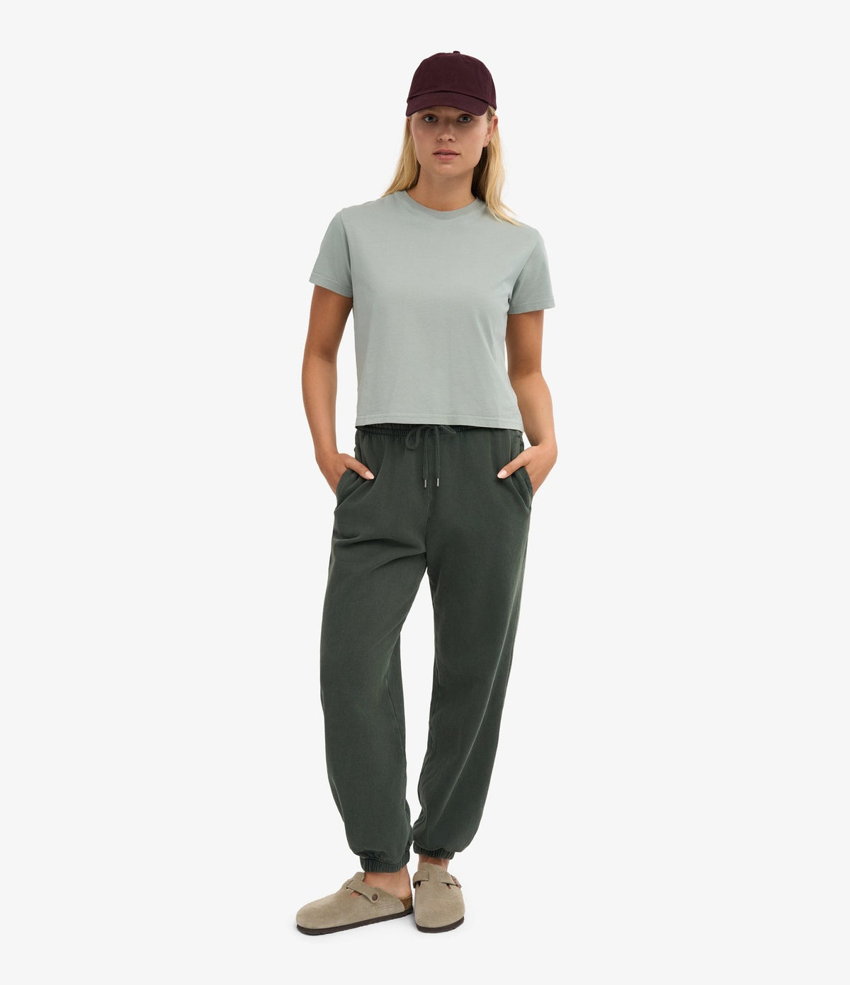 Colorful Standard Organic Sweatpants Midnight Forest - vista 5