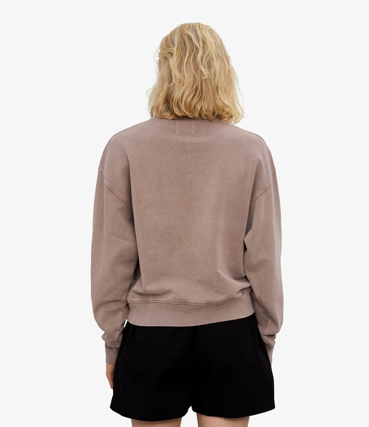 Colorful Standard Women Organic Quarter Zip Faded Khaki - vista 4