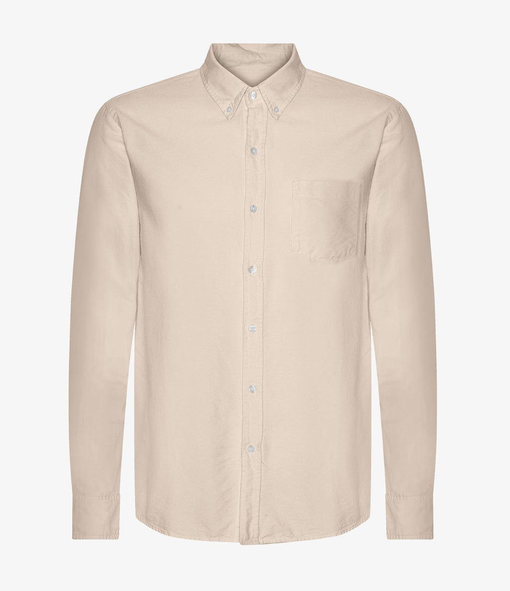 Colorful Standard Organic Button Down Shirt Ivory White - vista 5