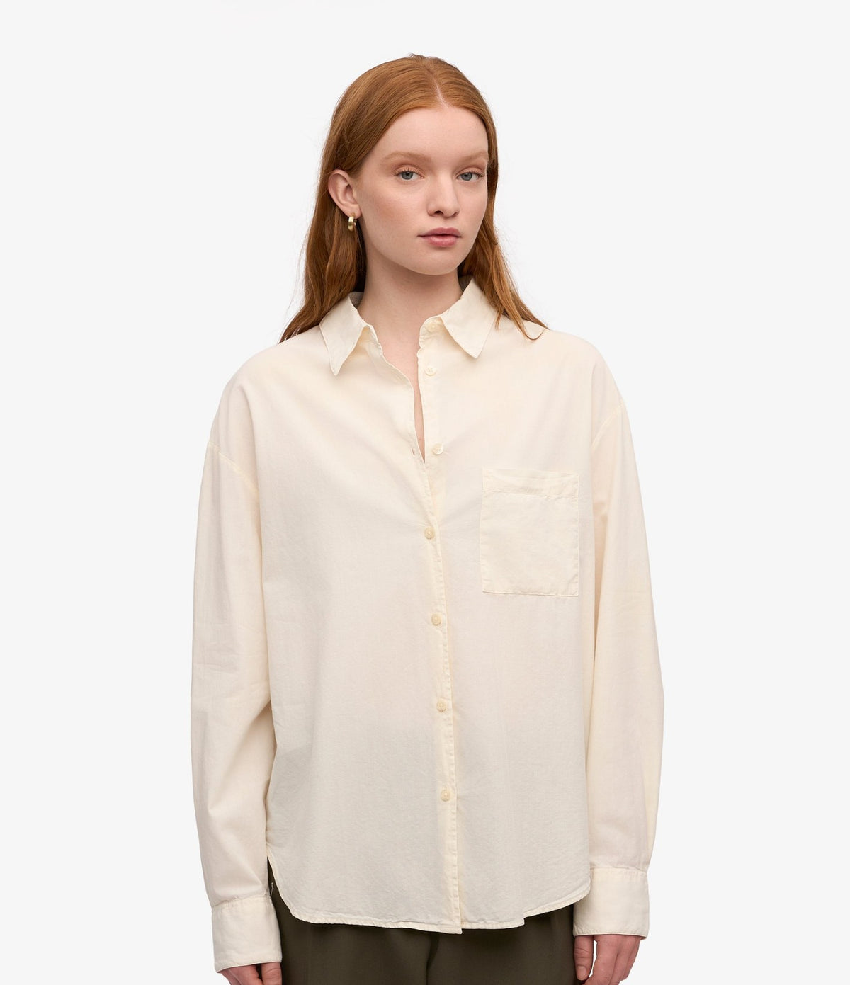 Colorful Standard Organic Oversized Shirt Ivory White - vista 1
