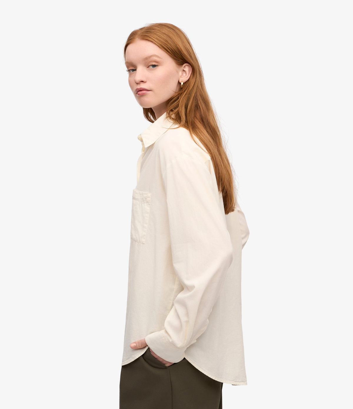 Colorful Standard Organic Oversized Shirt Ivory White - vista 2