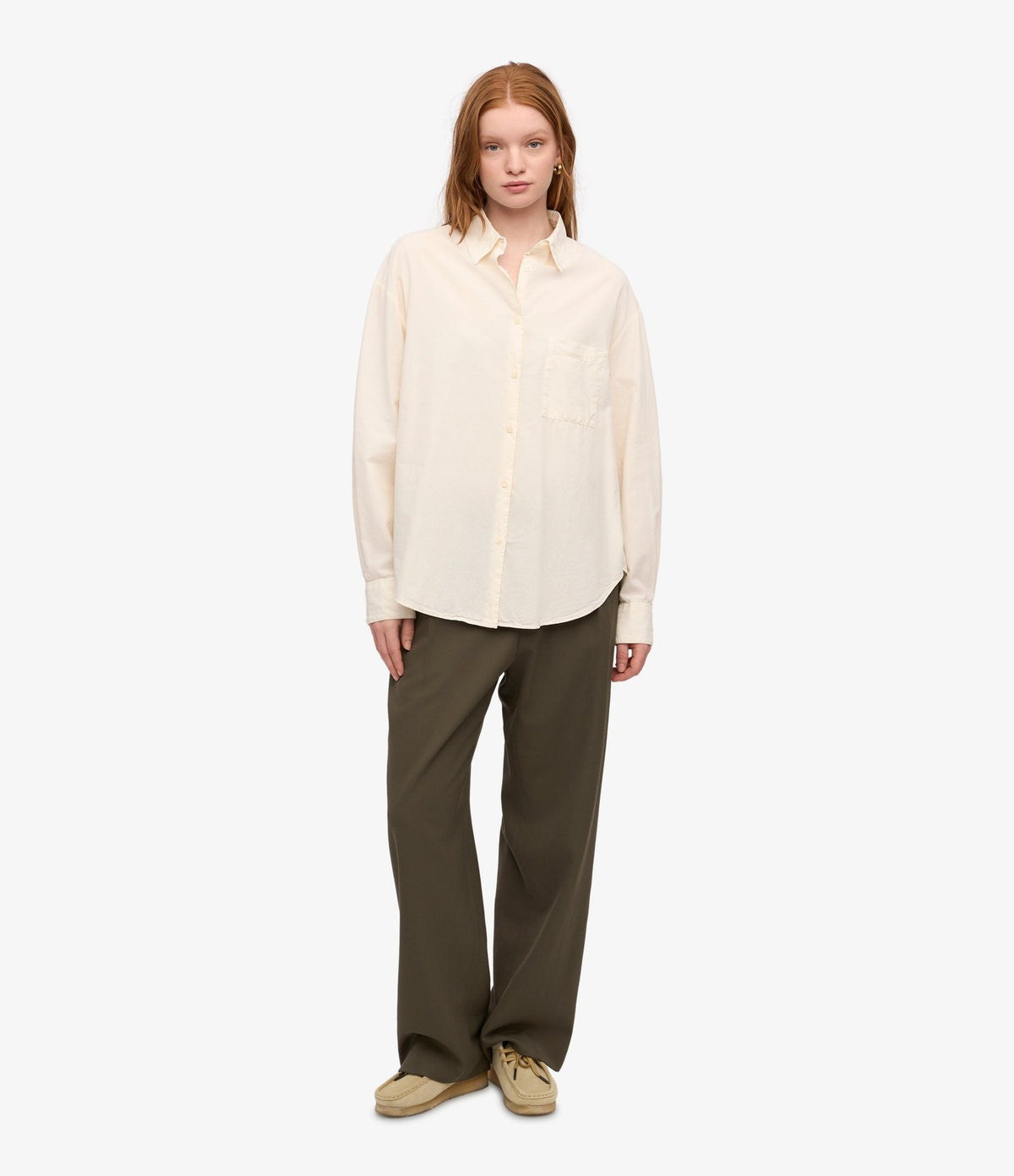 Colorful Standard Organic Oversized Shirt Ivory White - vista 4