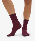 Colorful Standard Women Classic Organic Sock Oxblood Red - vista 1