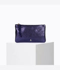 Craie Petite Pochette Metal Bleu