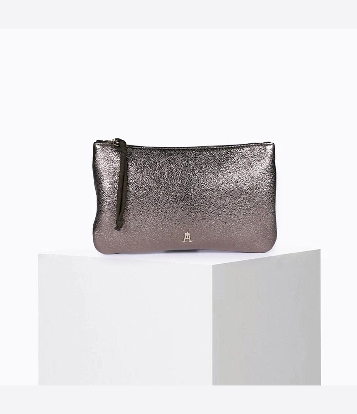 Craie Petite Pochette Metal Taupe