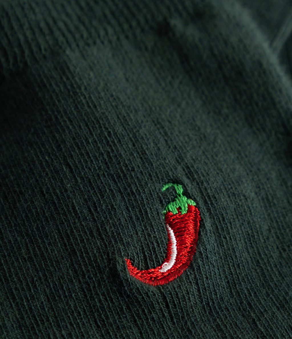 Dedicated Rib Socks Knivsta Chili Pine Grove