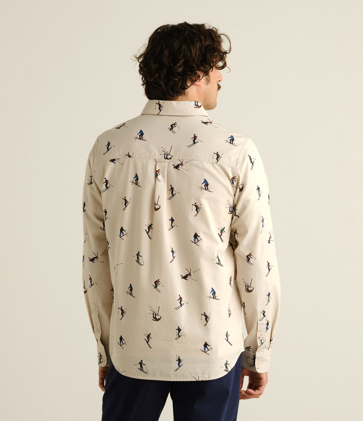 Dedicated Shirt Lunnevik Ski Team Oat White