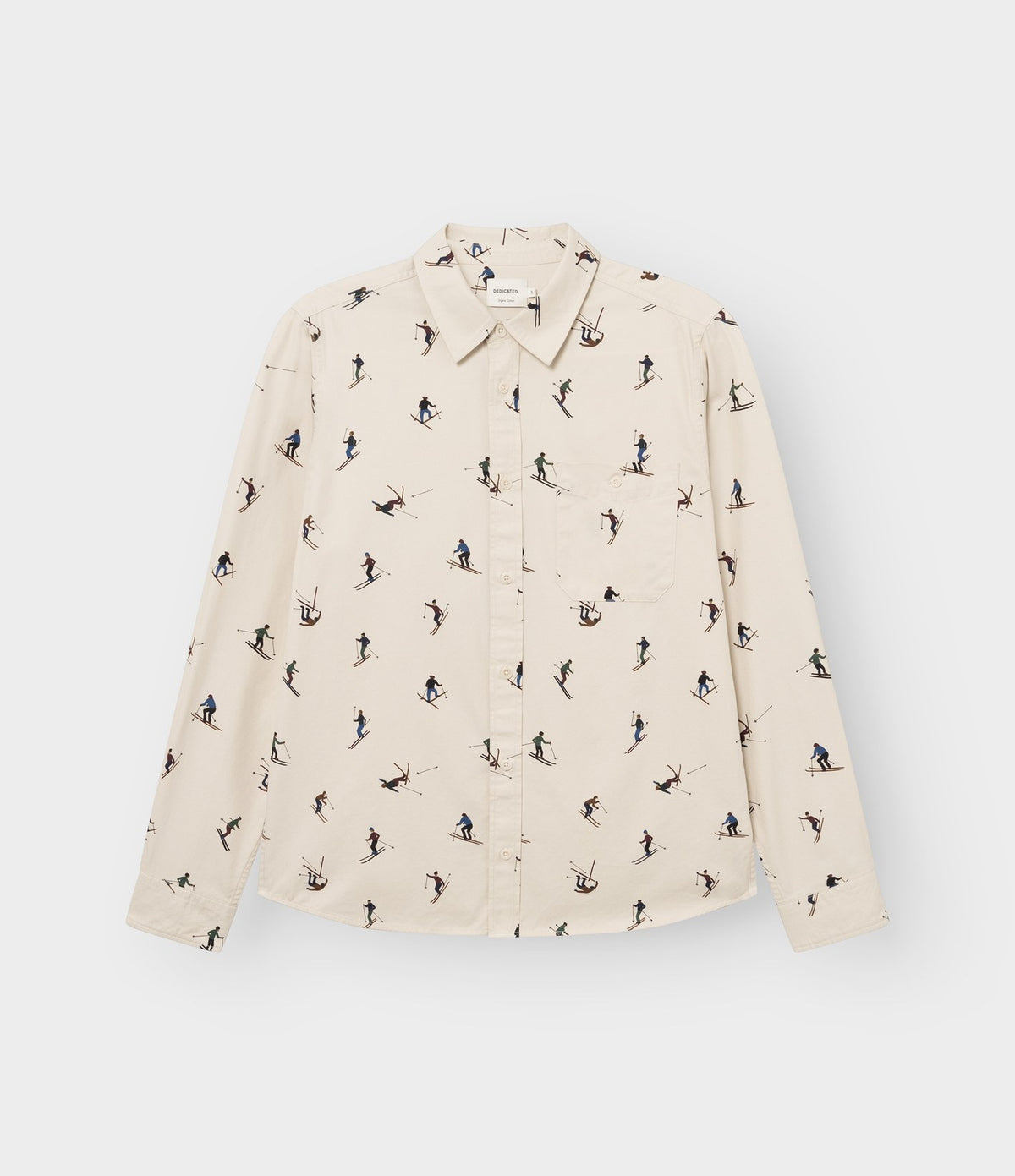Dedicated Shirt Lunnevik Ski Team Oat White