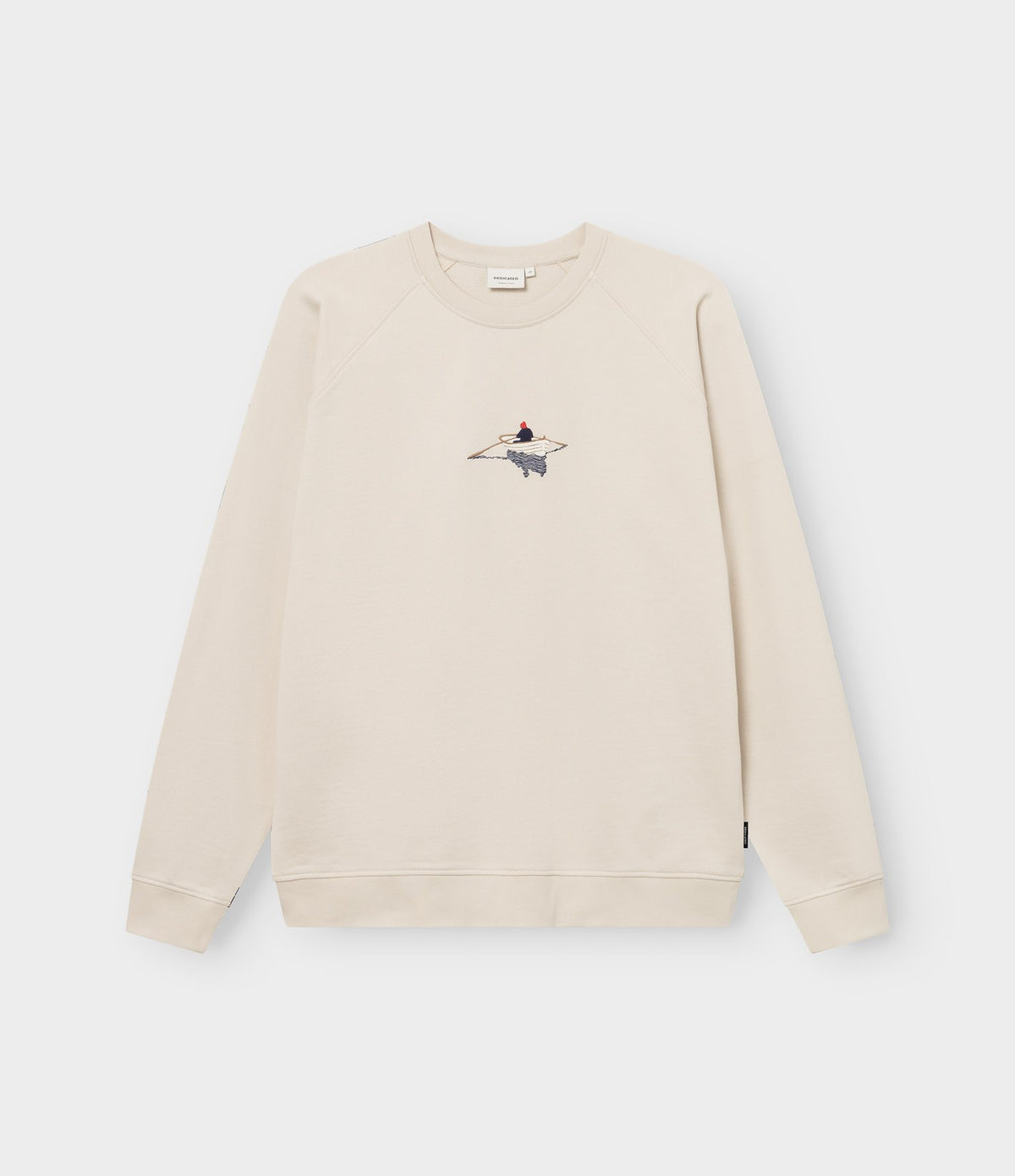 Dedicated Sweatshirt Malmoe Rowing Boat Oat White
