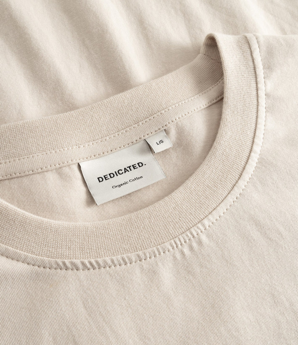 Dedicated T-shirt Stockholm Camp Creek Oat White