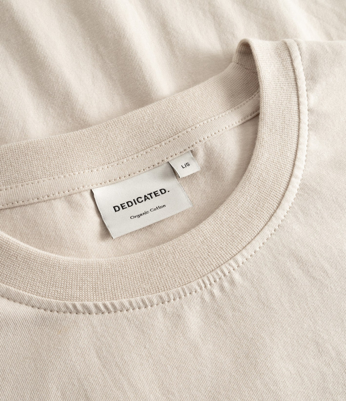 Dedicated T-shirt Stockholm Camp Creek Oat White