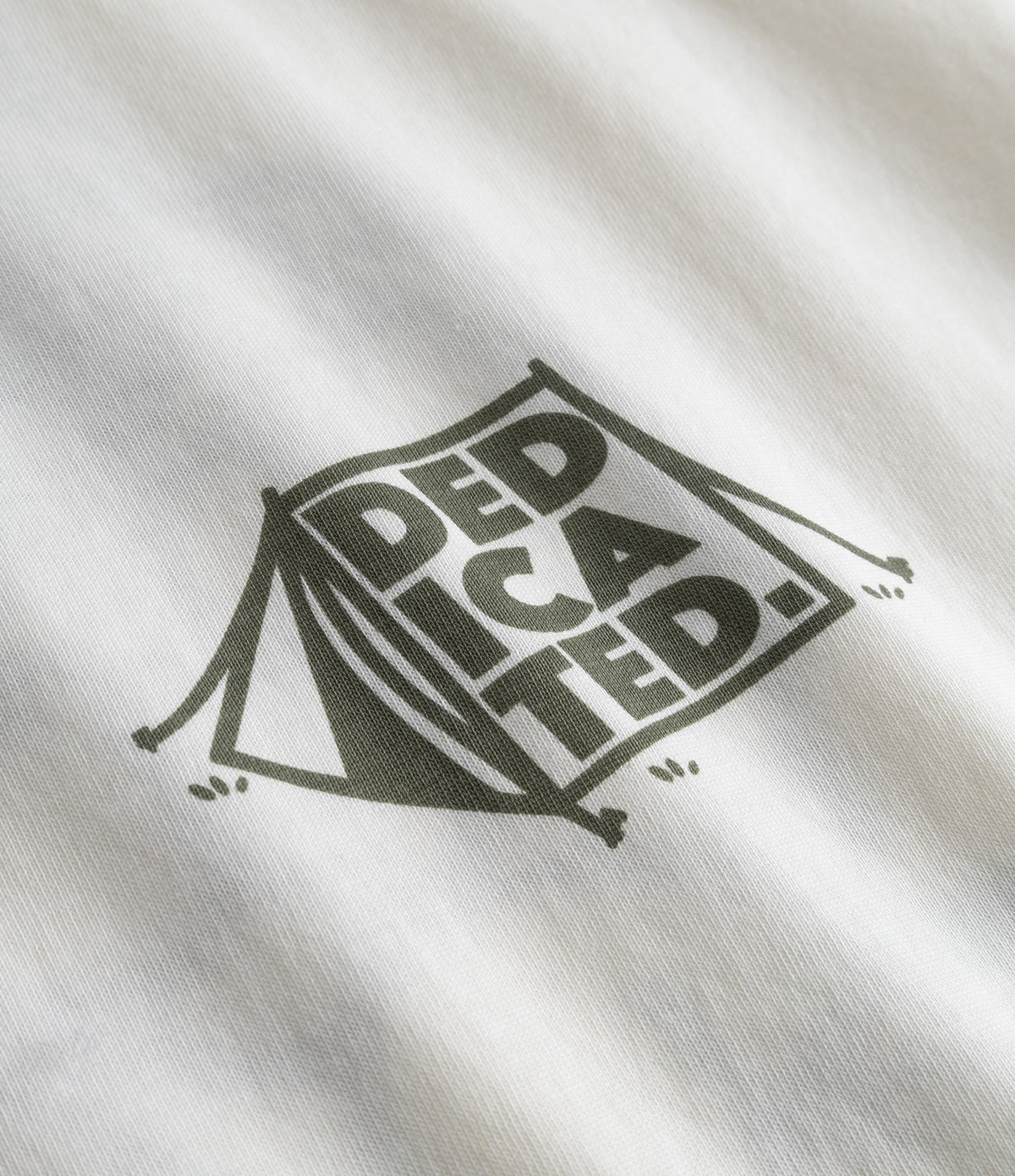 Dedicated T-shirt Stockholm Camp Crew Off-White