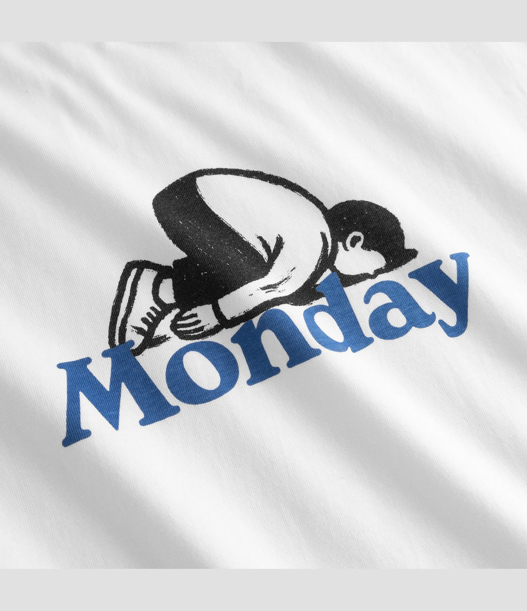 Dedicated T-shirt Stockholm Monday Crash White