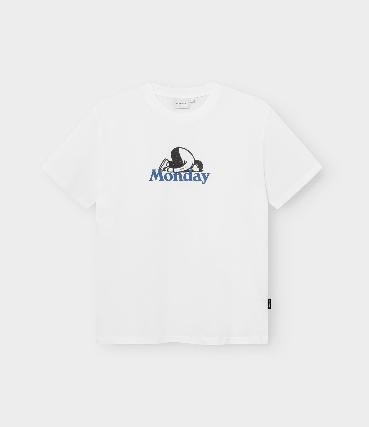 Dedicated T-shirt Stockholm Monday Crash White
