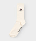 Dedicated Rib Socks Knivsta Ski Crash Off White