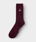 Dedicated Rib Socks Knivsta Ski Lift Fig Red