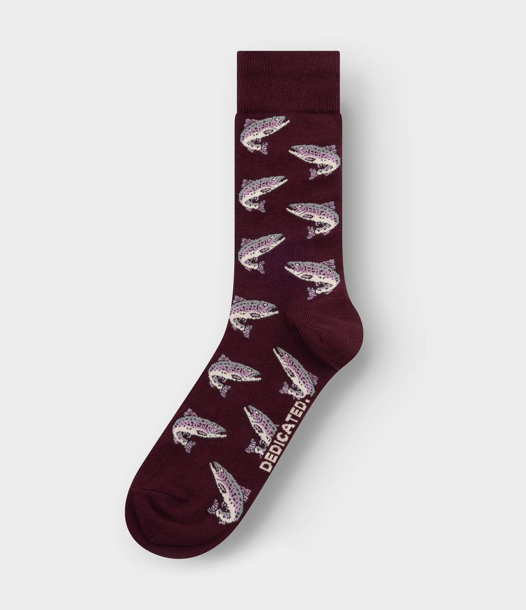 Dedicated Socks Sigtuna Trout Fig