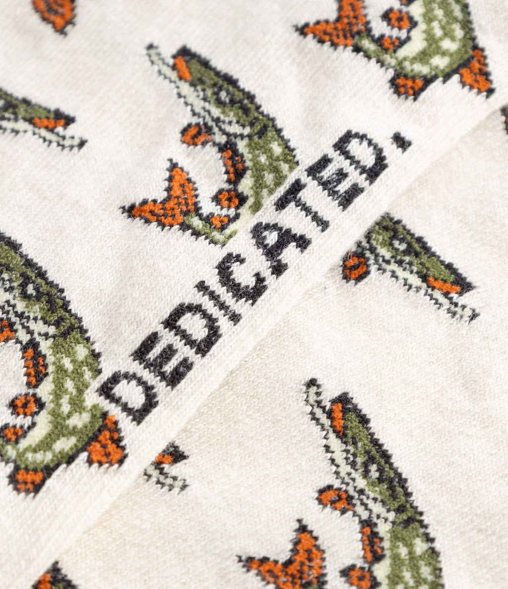 Dedicated Socks Sigtuna Pikes Off White
