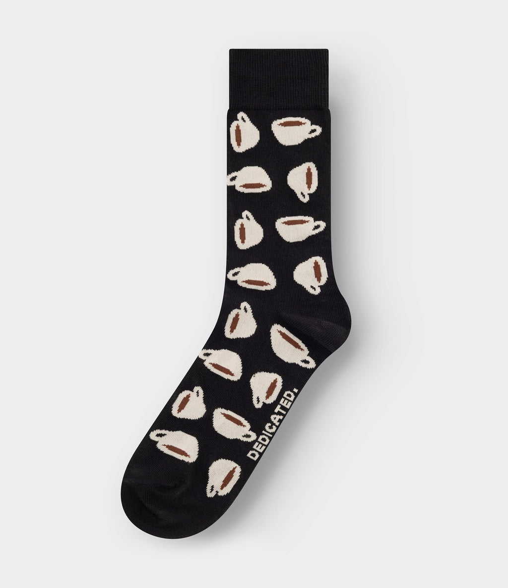Dedicated Socks Sigtuna Coffee Cups Black