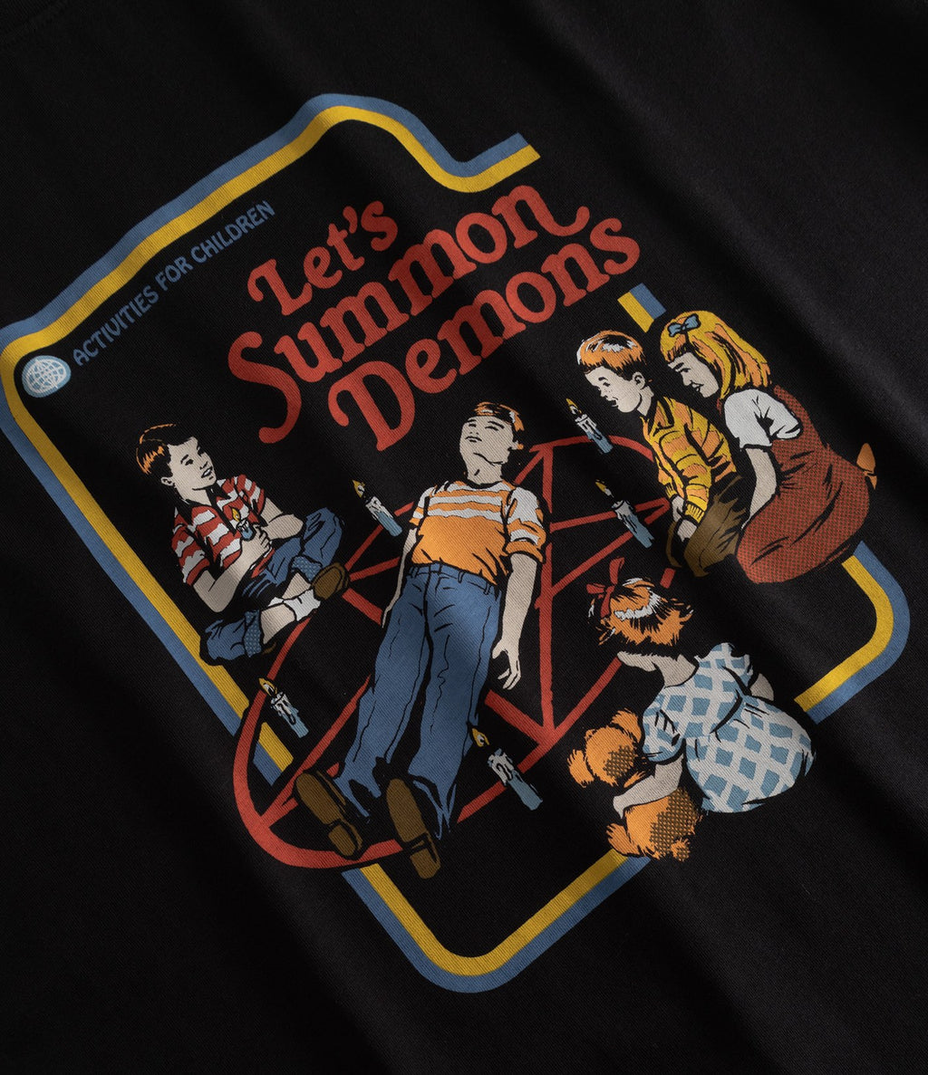 Dedicated T-shirt Stockholm Lets Summon Demons Black