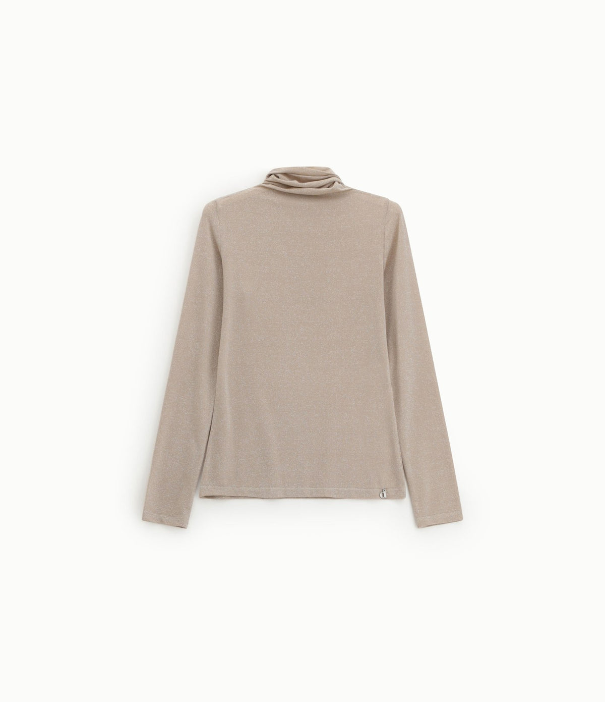 Dixie Camiseta de cuello alto Beige - vista 4