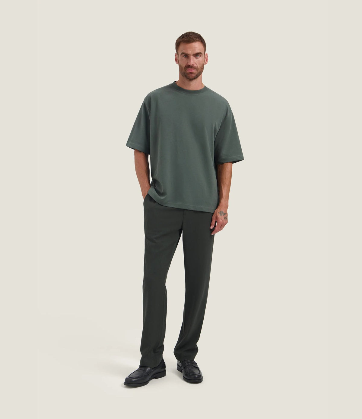 Dstrezzed Kole Tee Grey Green