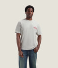 Dstrezzed Lasse Tee Artwork Grey Melange