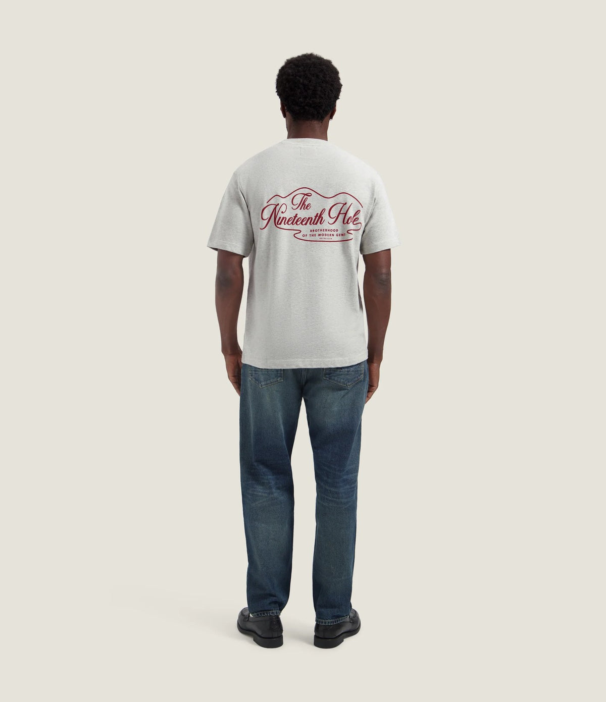 Dstrezzed Lasse Tee Artwork Grey Melange